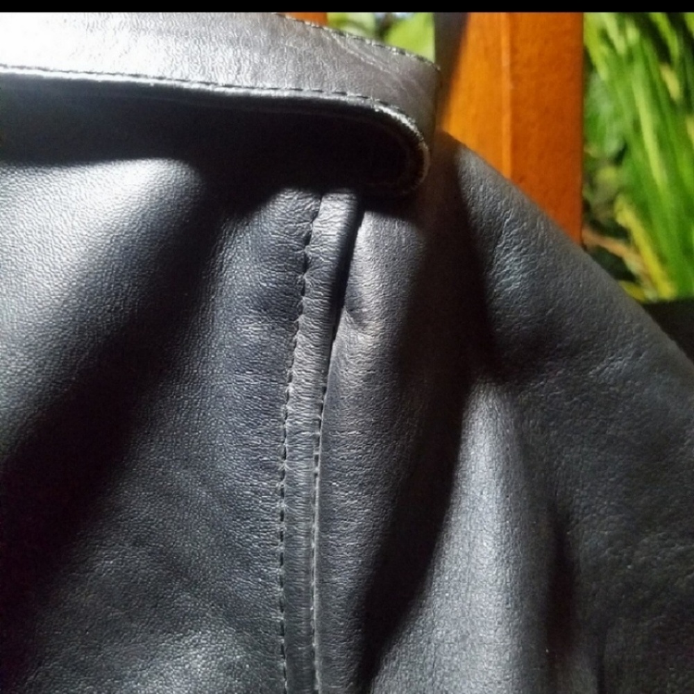 Pro Rider Black Leather Jacket Size Large - Picture 6 of 8